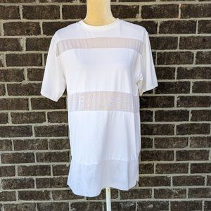 Varley Mesh Stripe Athletic Top